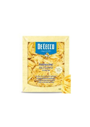 DE CECCO FETTUCCINE UOVO GR.500 PZ.8 - Carton de 8 pièces