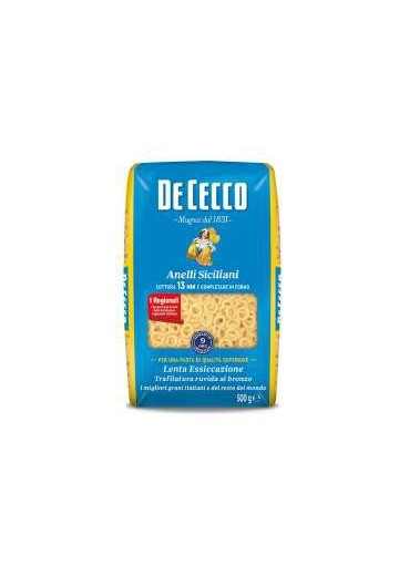 DE CECCO 179 ANELLI SICILIANI GR.500 P24 - Carton de 24 pièces