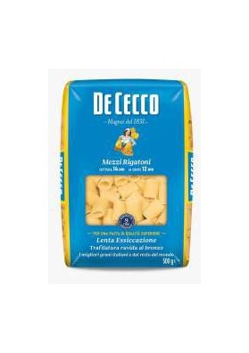 DE CECCO 026 MEZZI RIGATONI GR.500 PZ.24 - Carton de 24 pièces