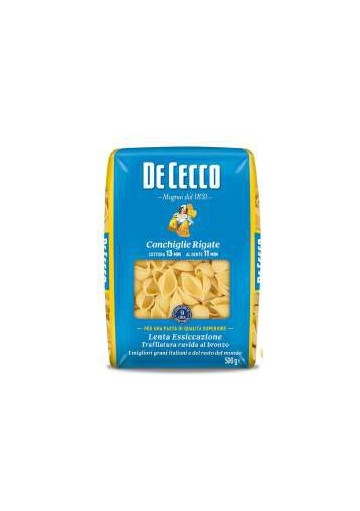 DE CECCO 050 CONCHIGLIE RIGATE GR500 P24 - Carton de 24 pièces