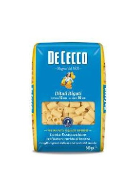 DE CECCO 059 DITALI RIGATI GR.500 PZ.24 - Carton de 24 pièces