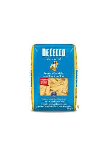 DE CECCO 340 PENNE CANDELA GR 500 PZ 24 - Carton de 24 pièces