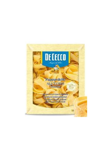 DE CECCO PAPPARDELLE UOVO GR.500 PZ.8 - Carton de 8 pièces