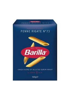 BARILLA 073 PENNE RIGATE GR 500 PZ.24 - Carton de 24 pièces