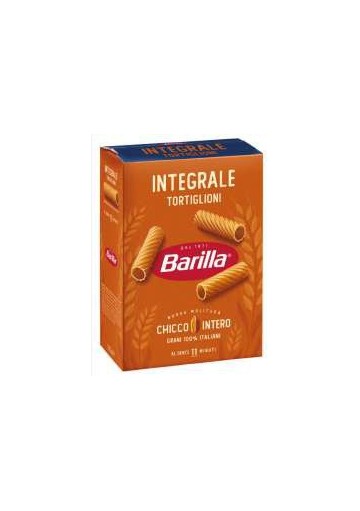 BARILLA INTEGRALE TORTIGLIONI GR.500 X12 - Carton de 12 pièces