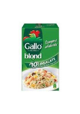 GALLO RISO BLOND INSALATE GR.1000 PZ.9 - Carton de 9 pièces