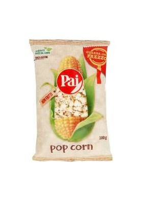 PAI POP CORN TRASPARENTI GR150X16 - Carton de 16 pièces