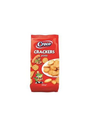 CROCO CRACKERS PIZZA GR.400 PZ.12 - Carton de 12 pièces