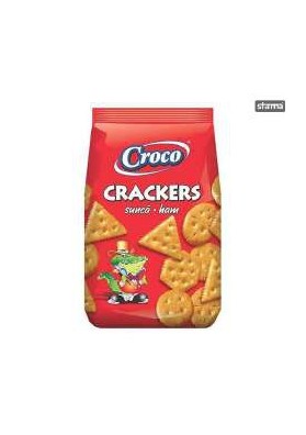 CROCO.CRACKERS PROSCIUTTO GR.100 PZ.12 - Carton de 12 pièces