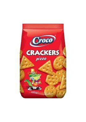 CROCO.CRACKERS SALATI GR.100 PZ.12 - Carton de 12 pièces