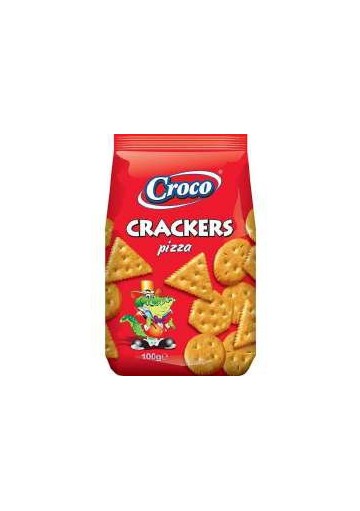 CROCO.CRACKERS SALATI GR.100 PZ.12 - Carton de 12 pièces