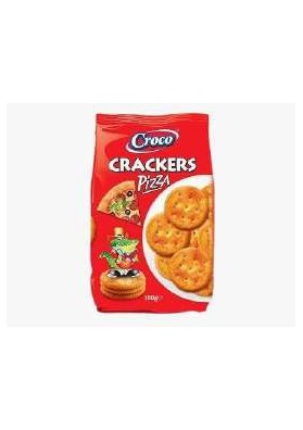 CROCO.CRACKERS BIG PIZZA GR.150 PZ.12 - Carton de 12 pièces