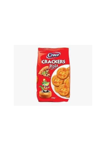 CROCO.CRACKERS BIG PIZZA GR.150 PZ.12 - Carton de 12 pièces