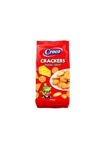 CROCO CRACKERS FORMAGGIO GR.400 PZ.12 - Carton de 12 pièces