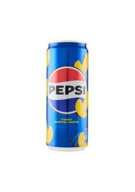 PEPSI COLA TWIST LIMONE LATTINA ML330X24 - Carton de 24 pièces