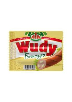FR AIA WUDY WURSTEL FORMAGGIO G.150 PZ25 - Carton de 25 pièces