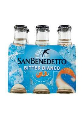S.BENEDETTO BITTER BIANCO ML.100X6 PZ.4 - Carton de 4 pièces
