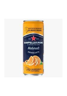 S.PELLEGRINO ARANCIATA ML33 LATTINA PZ24 - Carton de 24 pièces