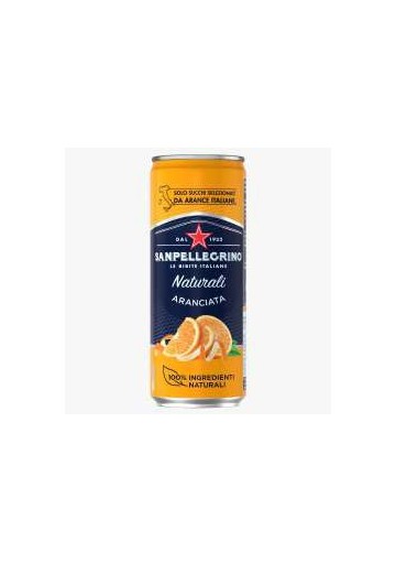 S.PELLEGRINO ARANCIATA ML33 LATTINA PZ24 - Carton de 24 pièces
