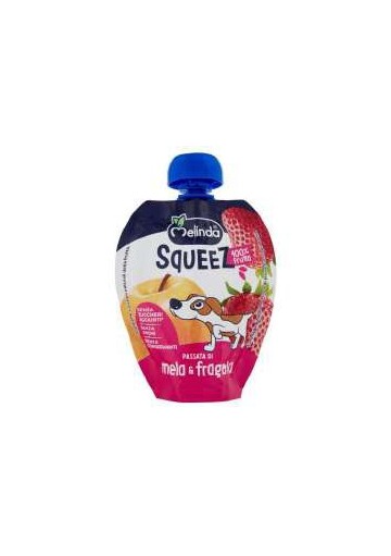 MELINDA SQUEEZ MELA E FRAGOLA GR.90 PZ.6 - Carton de 6 pièces