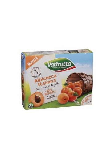 VALFRUTTA BRIK SLIM ALBIC.ML.200X3 PZ.8 - Carton de 8 pièces