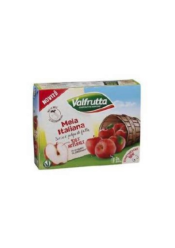 VALFRUTTA BRIK SLIM MELA ML.200X3 PZ.8 - Carton de 8 pièces
