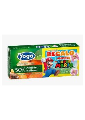 YOGA BRIK ALBICOCCA ML.200X3 PZ.8 - Carton de 8 pièces