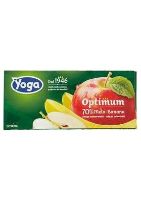 YOGA BRIK MELA/BANANA ML.200X3 PZ.8 - Carton de 8 pièces