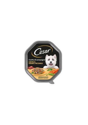 CESAR RICETTE PATE'POLLO VERDU.GR.150X14 - Carton de 14 pièces