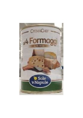 O SOL E NAPULE CREMA 4 FORMAGGI GR410X12 - Carton de 12 pièces
