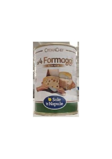 O SOL E NAPULE CREMA 4 FORMAGGI GR410X12 - Carton de 12 pièces