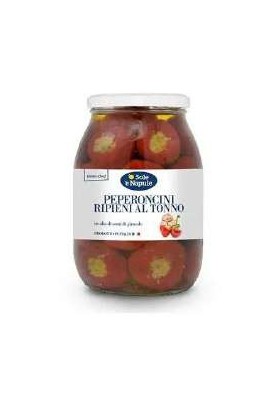 O SOL E NAPULE PEPERONCINI TONNO KG.1X6 - Carton de 6 pièces