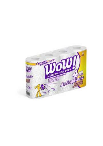 NF WOW ASCIUGATUTTO T.4 PZ.12 - Carton de 12 pièces