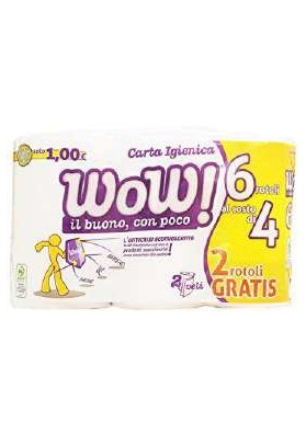 NF WOW CARTA IGIENICA T.4+2 PZ.7 - Carton de 7 pièces