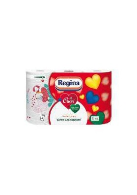NF REGINA CUORI 3 ROTOLI PZ.10 - Carton de 10 pièces