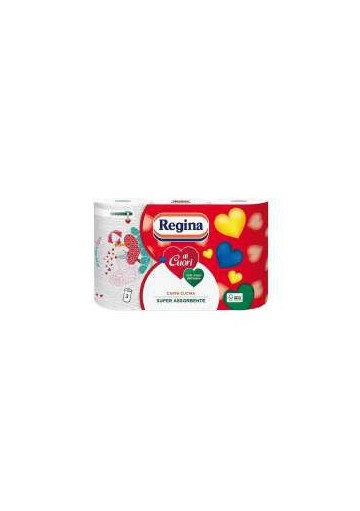 NF REGINA CUORI 3 ROTOLI PZ.10 - Carton de 10 pièces