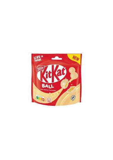 NESTLE' KIT KAT BALL WHITE GR.140 PZ.15 - Carton de 15 pièces