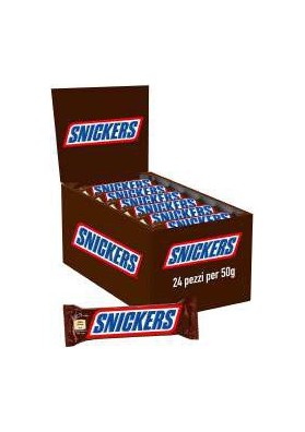 SNICKERS SINGOLO GR.50 PZ.24 - Carton de 24 pièces