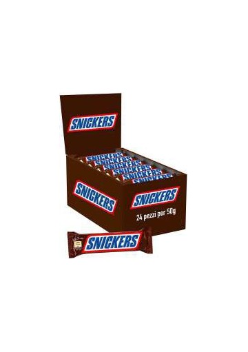 SNICKERS SINGOLO GR.50 PZ.24 - Carton de 24 pièces
