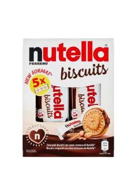 FERRERO NUTELLA BISCUITS T.5 GR.208 PZ20 - Carton de 20 pièces