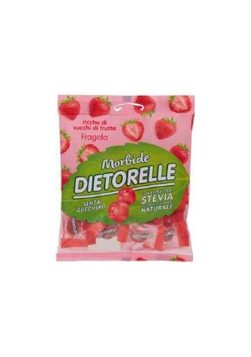 DIETORELLE MORBIDE FRAGOLA GR.70 PZ.24 - Carton de 24 pièces