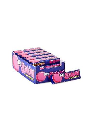 PERFETTI BIG BABOL TUTTI I FRUTTI PZ.24 - Carton de 24 pièces