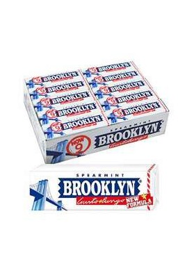 PERFETTI BROOKLYN SPEARMINT PZ.20 - Carton de 20 pièces