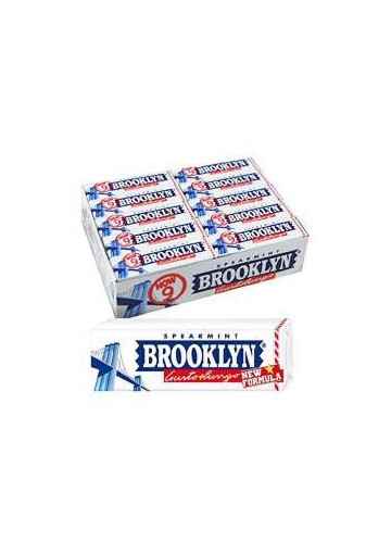 PERFETTI BROOKLYN SPEARMINT PZ.20 - Carton de 20 pièces
