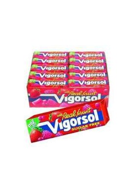PERFETTI VIGORSOL REAL FRUIT PZ.40 - Carton de 40 pièces