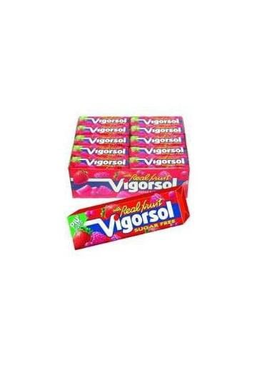 PERFETTI VIGORSOL REAL FRUIT PZ.40 - Carton de 40 pièces