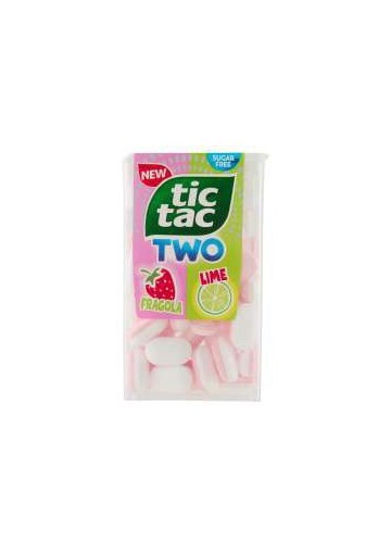 FERRERO TIC TAC TWO FRAGOLA LIME T38 PZ8 - Carton de 8 pièces