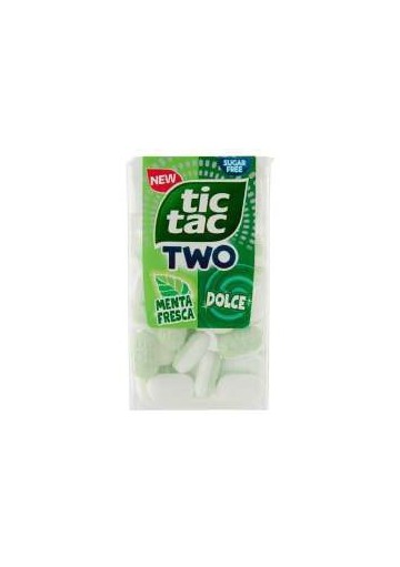 FERRERO TIC TAC TWO MENTA FRESCA T38 PZ8 - Carton de 8 pièces