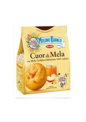 MULINO B.BISC.CUOR DI MELA GR.300 PZ.12 - Carton de 12 pièces