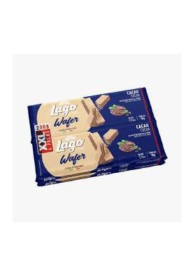 LAGO MULTIPACK WAFER CACAO G.50X4 X32 - Carton de 4 pièces